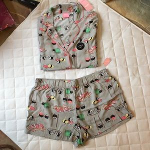 🌸NWT🌸 Cute 2piece Sushi Pajama Set (SMALL)